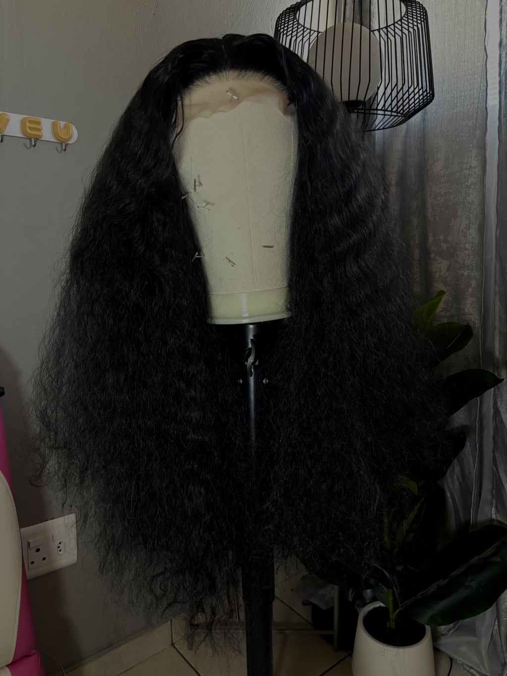 Glueless water curl
